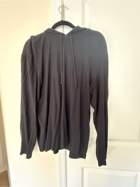 Polo by Ralph Lauren Black Hooded Long-Sleeve Shirt